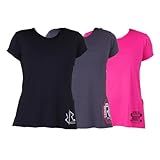 KIT 3 BLUSAS DRY FIT TAPA BUMBUM TECIDO POLIAMIDA RETÉM SUOR GG MULTICOLOR