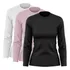 Kit 3 Blusas Feminina Dry Academia Manga Longa Proteção Uv