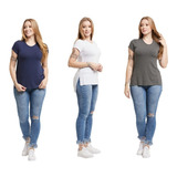 Kit 3 Blusas Feminina