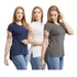 Kit 3 Blusas Feminina Long Academia Veste Leg Tapa Bumbum C8