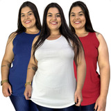 Kit 3 Blusas Femininas