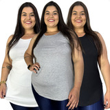 Kit 3 Blusas Femininas