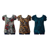 Kit 3 Blusas Liganete