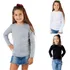 Kit 3 Blusas Manga Longa Infantil Menina 1 Ao 12