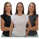 Kit 3 Blusas Para