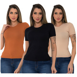 Kit 3 Blusinha Baby