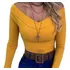 Kit 3 Blusinha Manga Longa Feminina  Canelada Ombro A Ombro