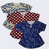 Kit 3 Blusinhas Camiseta