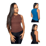 Kit 3 Blusinhas Canelada