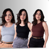 Kit 3 Blusinhas Plus