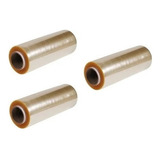 Kit 3 Bobina Rolo Filme Pvc 28cm X 100 Metros Leve 3 Rolos
