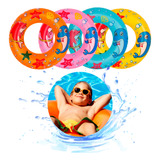 Kit 3 Boia Criança Redonda Praia Piscina Inflável Premium