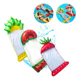 Kit 3 Boia Rede Piscina Cama Flutuante Reclinável Inflável