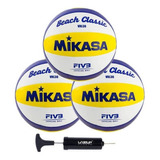 Kit 3 Bolas De Vôlei De