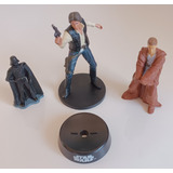 Kit 3 Bonecos Star Wars Han Solo darth Vader E Anakin Usados