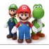 Kit 3 Bonecos Super Mario Bros Coleção Caixa Original 