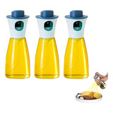 Kit 3 Borrifador Óleo Azeite Vinagre Pulverizador Spray