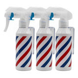 Kit 3 Borrifador Pulverizador Frasco Spray 150ml Barbeiro