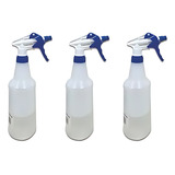 Kit 3 Borrifador Pulverizador Profissional 1 L Spray Gatilho