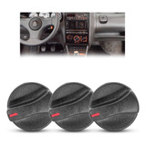 Kit 3 Botao Ar Painel Gol Parati Saveiro Bola G2 95 96 A 99