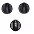 Kit 3 Botões Ar Painel Verona Escort Zetec Com Ar