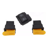 Kit 3 Botões Biz 125 Partida Buzina Farol Alto baixo