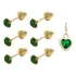 Kit 3 Brincos E 1 Pingente Em Ouro 18k