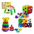 Kit 3 Brinquedo Educativo Mesa Didática Atividades Infantil
