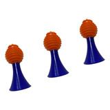 Kit 3 Buzinas Com Cordao Apito Brinquedo Recreação Carnaval