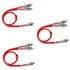 Kit 3 Cabo Rca Blindado Y 1 F + 2 M Stetsom 1f+2m Som Video Dupla Blindagem Conectores De Alta Pressão E Qualidade 