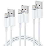 Kit 3 Cabo USB Lightning Carregamento Rápido Cabo De Dados Reforçado Compatível Para Iphone Entre Outro