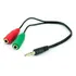 Kit 3 Cabos Adaptador P3 (p2 Combo) Fone Microfone Headset