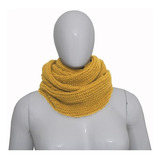 Kit 3 Cachecóis De Tricô Max Gola Fechada Feminina Inverno