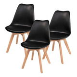 Kit 3 Cadeiras Saarinen