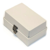 Kit 3 Caixa Plástica Opaca Com Dobradiça Ip65 280x180x140mm