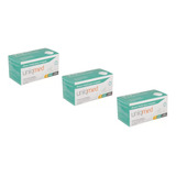 Kit 3 Caixas Álcool Swabs 70 Saches Lenços Umedecidos