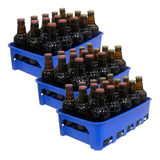 Kit 3 Caixas Engradado Cerveja 300ml P 15 Garrafas Aazul
