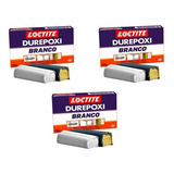 Kit 3 Caixas Massa Adesiva Epoxi Durepoxi Loctite 50g