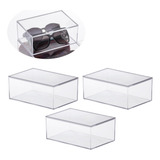 Kit 3 Caixas Organizadoras Com Tampa Porta joias Maquiagem