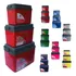 Kit 3 Caixas Térmicas 30l/15l/7,5l Cooler Unitermi Com Alça Cor Vermelho