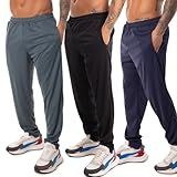 Kit 3 Calça Academia Esportivo Treino Corrida Com Bolsos Masculino BR Alfa M Regular Regular 1 De Cada 