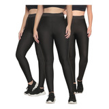 Kit 3 Calça Feminina Academia Legging Cintura Alta Fitness
