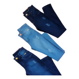 Kit 3 Calca Jeans