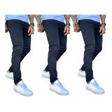 Kit 3 Calça Jeans Masculina Super Skinny Direto Da Fábrica