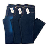 Kit 3 Calça Jeans Masculina Tradicional