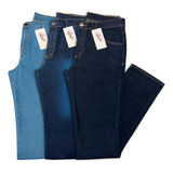 Kit 3 Calça Jeans Masculina Tradicional