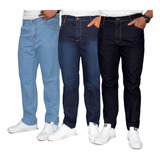 Kit 3 Calça Jeans Masculina Tradicional Original Sortidas
