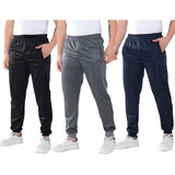 Kit 3 Calça Jogger Masculino Treino Chimpa Lisa P M G Gg