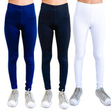 Kit 3 Calça Leg Infantil Unissex Segunda Pele De Frio Escola