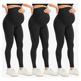 Kit 3 Calça Legging Gestante Maternidade Plus Size Curve